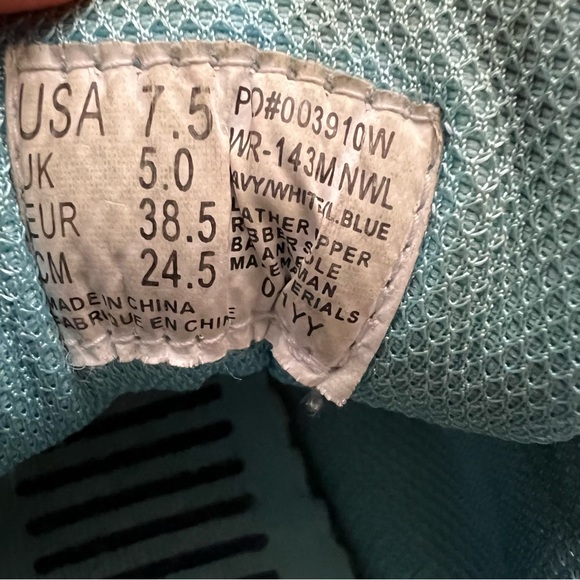 Dada Supreme Navy Suede & White Fabric Retro Style Sneakers.  Size 7.5 - Picture 12 of 13